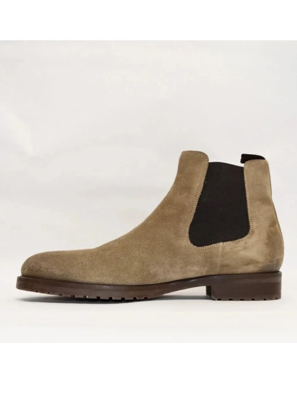 New! Magnanni Kam Chelsea Boots Suede Tan Brown 25999 9.5 M 45 DD466A